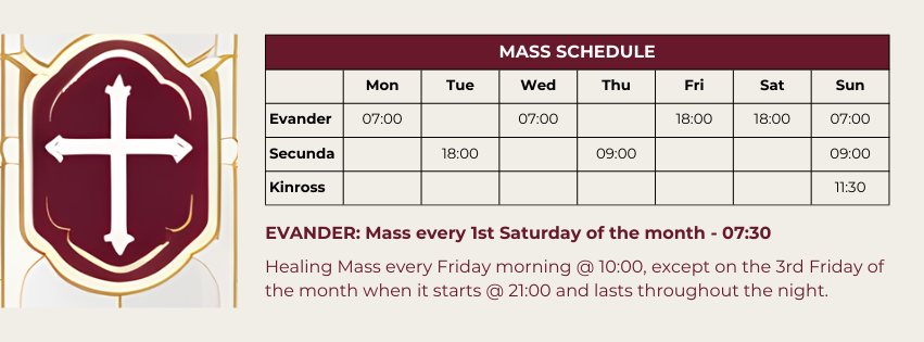 Mass Schedule